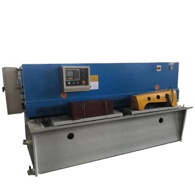 China Metal Sheet Cutting QC12Y-6x3200 NC OEM Hydraulic Swing Beam Shear Machine 1mm SS Shearing Machine for sale