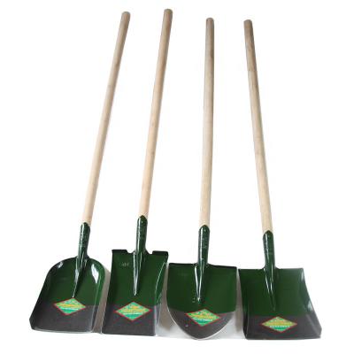 China Agriculture Shovel Manufacture Factory Supply High Quality Garden Tool Steel Shovel With Handle for sale