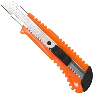 China Quick-change Professional Manufacturer Pvc Plastic Handle Knife Cutter Utility Knife for sale