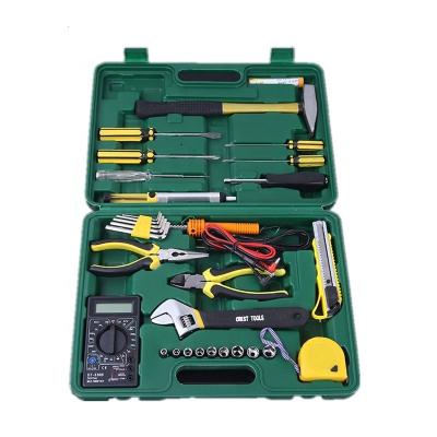 China Hardware DIY Tool Combination Auto Repair Tool Box Gift Universal Home Garden Household Electric Tool Kit for sale