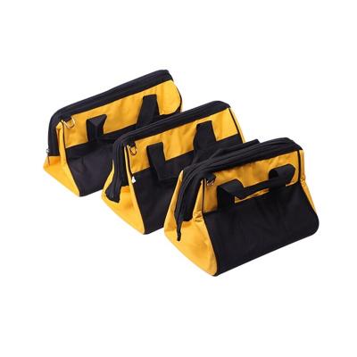 China Storage Tools Storage Tool Bag Portable Plumber Electrician Bag Large Capacity Thicken Oxford Cloth Plastics Bottom Tool Kit for sale