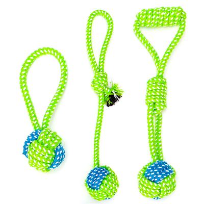 China 2022 Viable New Dog Toy Bite Resistant Dog Toy Combination Set Pet Cotton Rope Dog Toy for sale