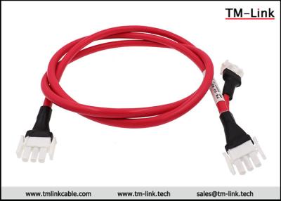 China HXT63080 3P 16AWG female to female Red PVC Jacket power cable assemblies for sale