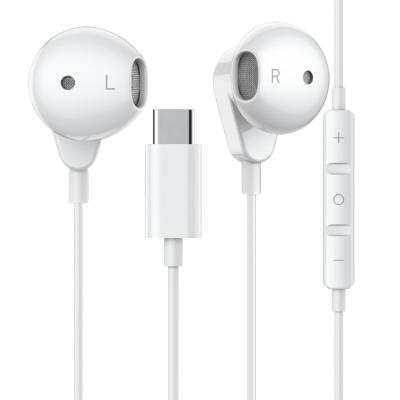 China hot selling In-ear wired type c digital earpods noise cancel gaming earphones earphone for samsung vivo phones for sale