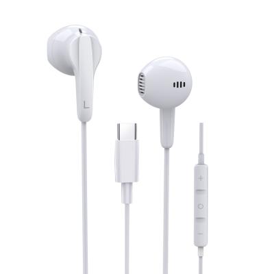 China In-Ear Premium Digital Type-C Wired Bass Stereo Earphone Wired Earphone Type-C With MIC For Samsung Oneplus for sale