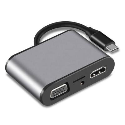 China Wholesale Auminum Alloy Case 8 in 1 USB-c Hub PD USB C Port Replicator with TYPE C to USB 3.0 for sale