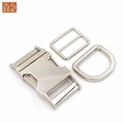 China Eco-Friendly Custom Metal Curved Buckle Quick Release Metal Buckle for sale