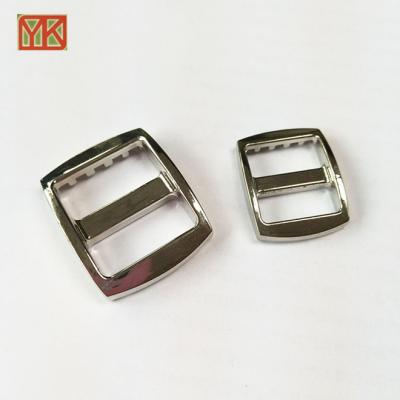 China Eco - Friendly Zinc Alloy Metal Tri Glide Slider Buckle For Bags Decorator for sale