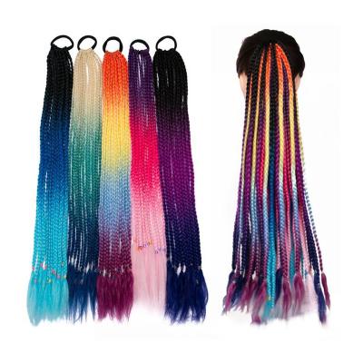 China Women Silky Straight Hair Customizable Synthetic Fiber Wigs Daily Wave Multi Color Wigs for sale