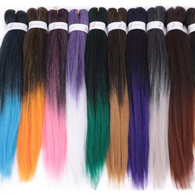 China Silky Straight Hair Wigs Wholesale Synthetic Fiber Ladies Straight Hair Daily Wave Multi Color Wigs for sale