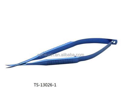 China Steel conjunctiva scissors, titanium ophthalmic surgical instruments, TS-13026-1 for sale