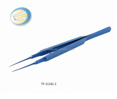 China Steel toothed forceps, titanium ophthalmic surgical instruments, TF-11141-1 for sale