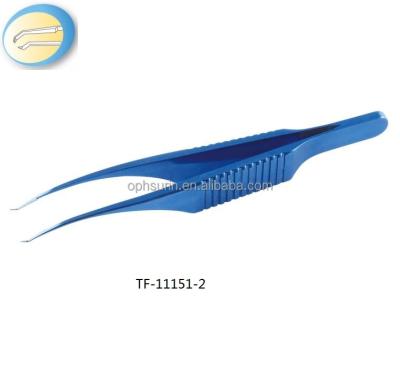 China The steel night-Colibri to the toothed forceps, the titanium ophthalmic surgical instruments, TF-11151-2 for sale