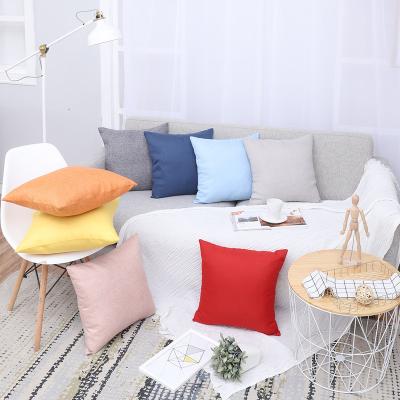 China Home Square Tile Cushion Cover Series Solid Color Decorative Pillow Covers Wholesale Indoor Decorative Pillow Covers for sale