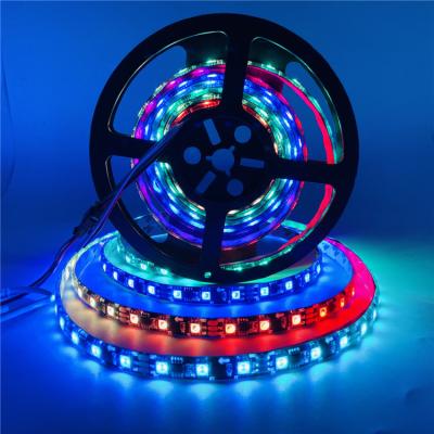 China 12v decorative lighting smd 5050 rgb waterpoof IP20 magic flexible color led strip light for sale