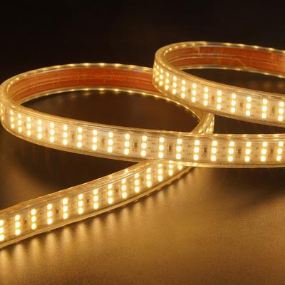 China Factory wholesale decorative lighting Ip65 2835smd rainproof 276led/s Ac220v led strip light for sale