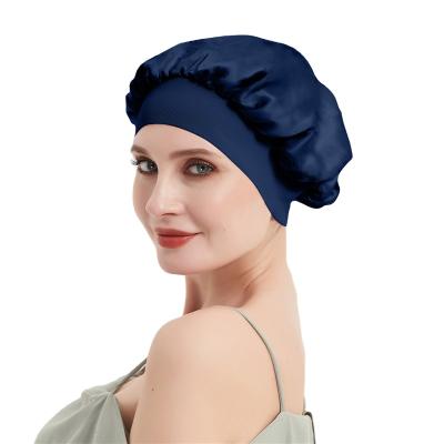 China Silk production of new satin nightcaps and hair care women's nightcaps for sale