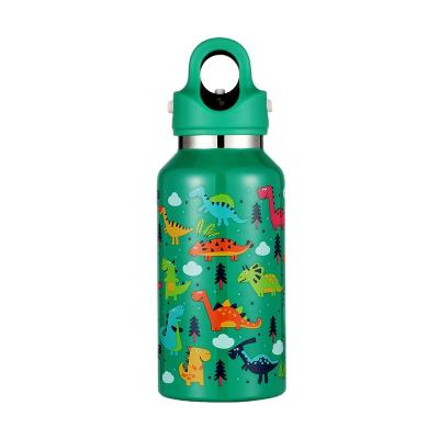 China RevoMax Kids 355ml Double Wall 304 Stainless Steel Vacuum Flask PORTABLE Cute Cartoon Kids Insulated Water Bottles Thumbler Thermoses for sale