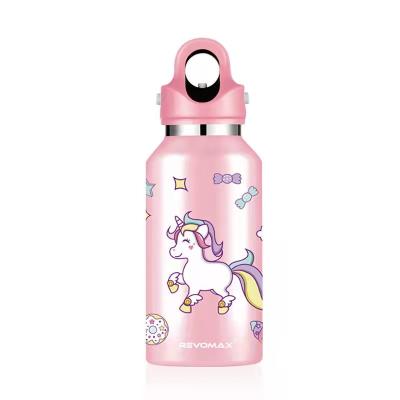 China RevoMax 355ml 12oz PORTABLE Custom Reusable Kids Bottle Cartoon Thermal Water Bottles for sale