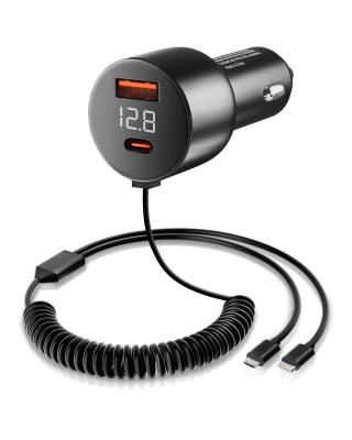 Cina Super riscaldatore di sigarette accenditore plug 2-in-1 porta di ricarica con QC3.0 car charger adapter in vendita