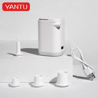 China Type-C Fast Charging YANTU AM23 Portable Cordless Air Compressor with Emergency Light for sale