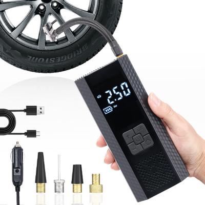 China YANTU AM34 Mini Cordless Portable Digital Tire Inflator 12L / min Air Flow 80dB Noise for sale