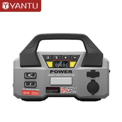 Cina 12V YANTU AM45 Car Battery Jump Starter con pompa del compressore d'aria e Power Bank da 24000mAh in vendita