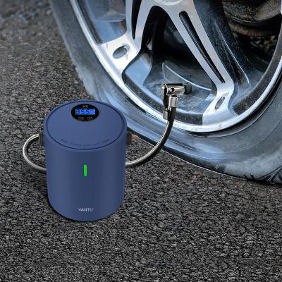 China Tire Pressure Monitor Function 12V High Pressure Portable Air Compressor for Car Tires for sale