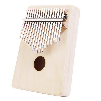 China 10 Keys Finger Piano Kalimba Hot Sale Beige Paint Music Toy Musical Instrument For Beginners for sale