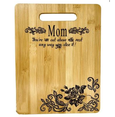 China Gift Product Gift Mothers Day Gift Set 2021 Bamboo Cutting Board for sale