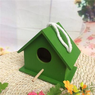 China Sale Pet Breeding Parakeet Bird Nesting Aviary Small Warm Breathable Custom Wooden Birdcage Box Wooden Bird House for sale