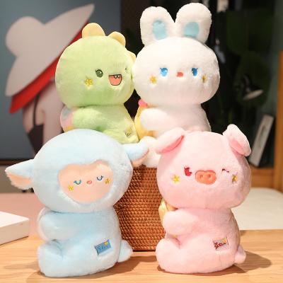 China Kids Gift Cute Dinosaur Plush Toys Big Doll Toy Soft Stuffed Animal Plushies Rabbit Stuffed Animals Pig Dolls Birthday Gifts for sale