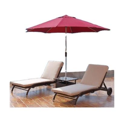 China Waterproof Outdoor Furniture Outdoor Rattan Wicker Sun Sofa for sale