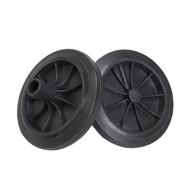 China Hotels 5 inch 6 inch 7 inch 8 inch solid rubber wheel for trash can for sale