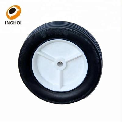 China 8 inch rubber solid rubber tire and wheel with plastic hub for air cooler for sale