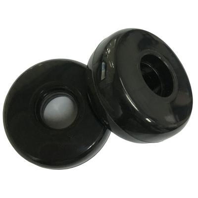 China PU+PP plastic core hot sale! roller skate pu wheel for sale