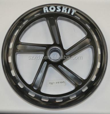 China High Quality High Rebound PU 200 Mm Big Scooter Wheel For Outdoor Sports for sale