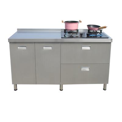 China Factory Supply Popular Modern Hot Sale Stainless Steel Kitchen Sink Stove Cabinet for sale