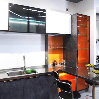 China Stainless Steel Modern Commercial Kitchen Restaurant Interior Cabinet Interior Designs for sale