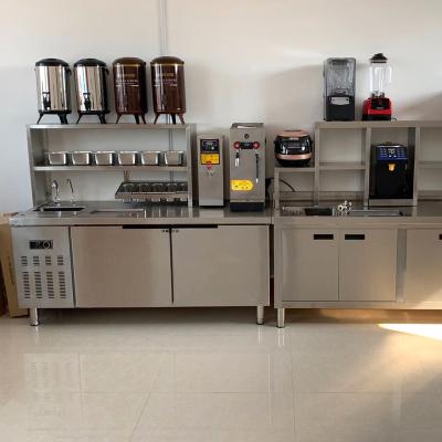 China Modern Hot Sale New Products Coffee Counter With Full Set Of Bubble Tea Equipment for sale