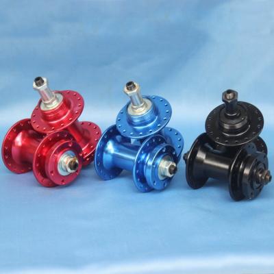 China Rotary mountain bike 32 hole aluminum alloy hubcolor quick release bicycle alloy wheel for sale