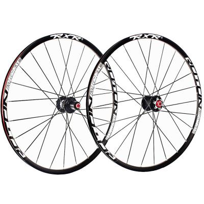 China Road Bikes RXR MTB 27.5 29inch Bicycle Wheelset QR/Through Axle 26 29inch Rim 25mm Carbon Hub Disc Anvil Clincher Clincher 7-11S Bike Wheels for sale