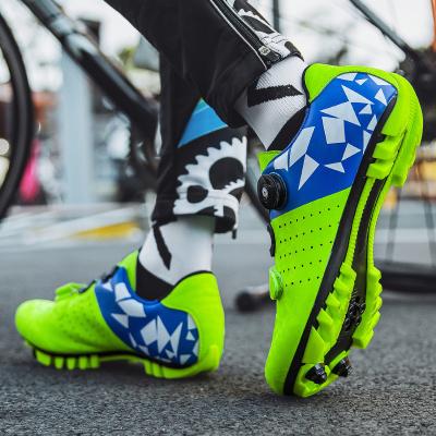 China Wholesale Custom Cycling Independ Buckle Self-Locking Bicycle Shoes Wholesale Custom Cycling Men's Mountain Bike SPD Indoor Riding for sale