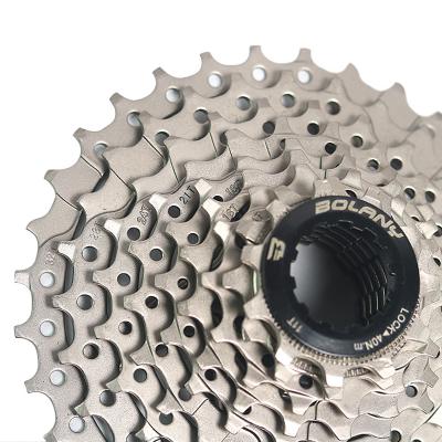 China High quality BOLANY road bike cassette 8 /9/10/11S 11-25/28/32/36T sprocket chain bicycle cassettes bicycle part for sale