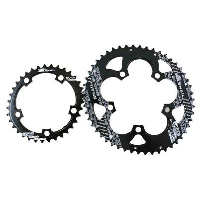 China Mountain Bikes 110BCD MTB Double Ring 9/10/11Speede Bicycle Chainwheel 50T/35T Oval Chain Sprocket for sale