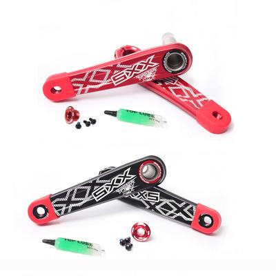 China Hot Sale BMX SNAIL MTB Bike Crankset GXP 170mm Crank Arm Aluminum Alloy Road Bicycle Crank Set for sale