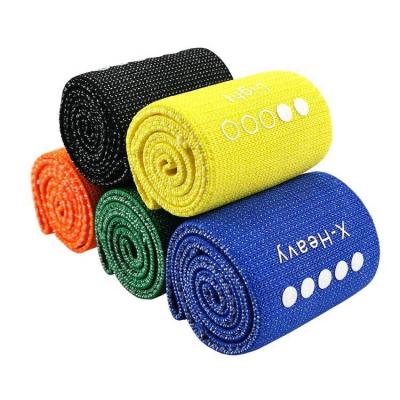 China Newest Upgraded Eco Friendly Wholesale Fabric Yoga Resistance Bands For Body Building for sale