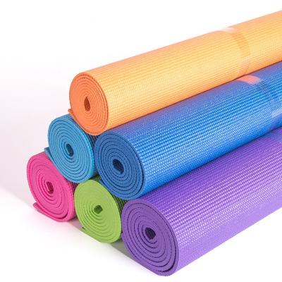 China Eco Friendly Gymnastic Exercise Equipment Gymnastics Printing Eco Friendly Logo PVC Yoga Mat Custom Made for sale