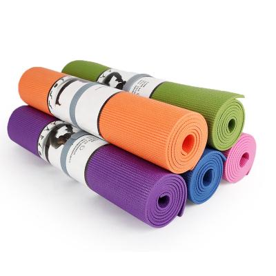 China High Quality Eco Friendly 3-12mm Thick PVC Yoga Sticky Mats / Good For Yoga Support for sale