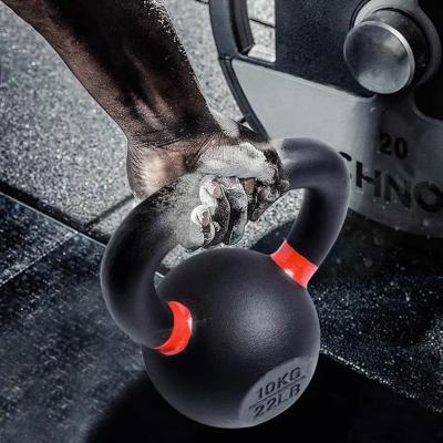 China Universal Competition Powder Coated Cast Iron Kettlebell for sale